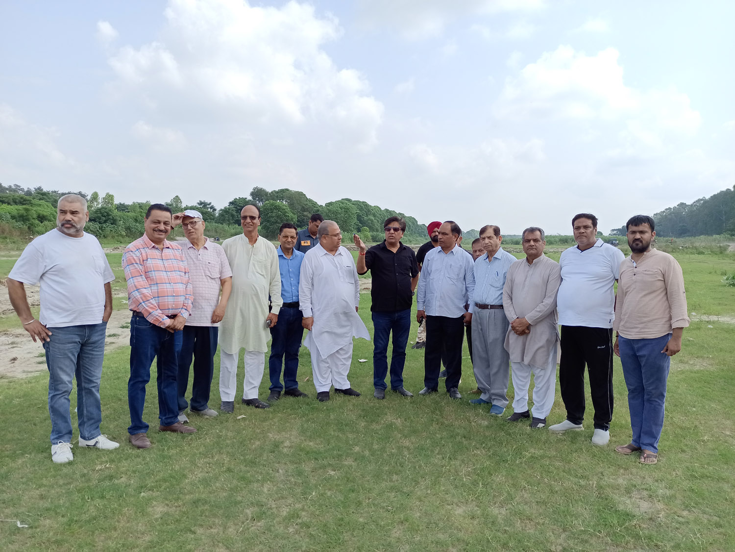MLA Jimpa visits Dussehra Ground regarding security of Dussehra fair.